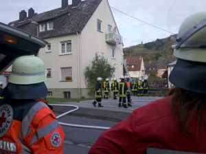 Jahresabschlussbung der Monzinger Feuerwehr