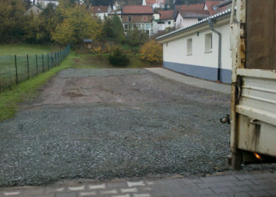 Parkplatz der Grundschule Monzingen