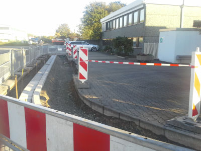 viele Baustellen im Verkehrsraum