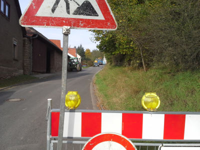 Bergstrae sackt ab - war vor vielen Jahren schon Thema