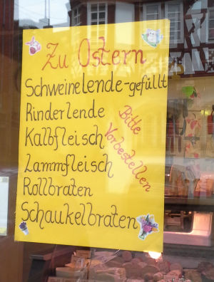 Ostern bei der Metzgerei Benno Alt
